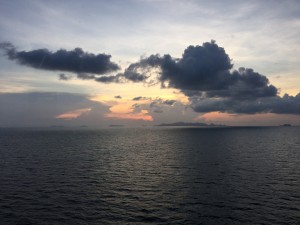 Abendstimmung im Golf von Thailand